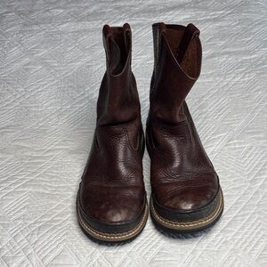 Georgia Boot Kids Brown Leather Boots
